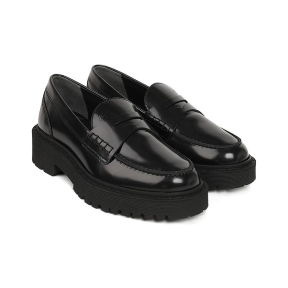 Hogan/TOD'S - Loafers Black 38 Made in Italy Chunky heel - Picture 2 of 3